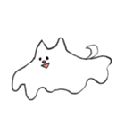 白い秋田犬（個別スタンプ：21）