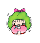 Green haired girl Jena（個別スタンプ：3）