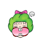 Green haired girl Jena（個別スタンプ：7）