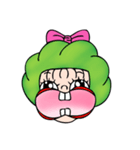 Green haired girl Jena（個別スタンプ：8）