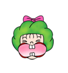 Green haired girl Jena（個別スタンプ：9）