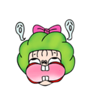 Green haired girl Jena（個別スタンプ：10）