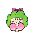 Green haired girl Jena（個別スタンプ：28）