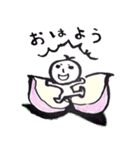 桃から出てきたヤツ。（個別スタンプ：1）