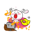 うさぴよLIFE（個別スタンプ：18）