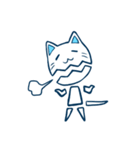 あごにゃんこさん（個別スタンプ：18）