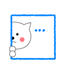 ねこのシロ（個別スタンプ：40）