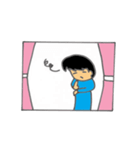 窓の中から・・・（個別スタンプ：3）