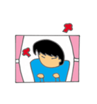 窓の中から・・・（個別スタンプ：7）