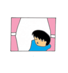 窓の中から・・・（個別スタンプ：23）