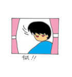 窓の中から・・・（個別スタンプ：26）