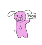 耳の長いぶた（個別スタンプ：23）