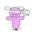 耳の長いぶた（個別スタンプ：28）