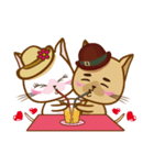 "cookie cat"＆"Milk cat"(Sweet Life)（個別スタンプ：14）