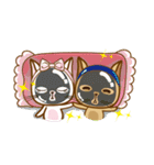 "cookie cat"＆"Milk cat"(Sweet Life)（個別スタンプ：24）