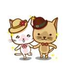 "cookie cat"＆"Milk cat"(Sweet Life)（個別スタンプ：25）