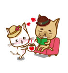 "cookie cat"＆"Milk cat"(Sweet Life)（個別スタンプ：28）