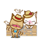"cookie cat"＆"Milk cat"(Sweet Life)（個別スタンプ：29）