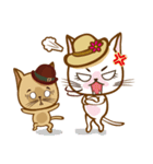 "cookie cat"＆"Milk cat"(Sweet Life)（個別スタンプ：30）