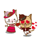 "cookie cat"＆"Milk cat"(Sweet Life)（個別スタンプ：32）