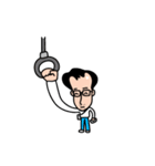 走れ尹チーム長（個別スタンプ：24）