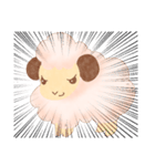 モコモコ羊(日本語版)（個別スタンプ：3）