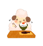 モコモコ羊(日本語版)（個別スタンプ：39）