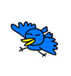 くちばしの黄色い青い鳥 <Part.2>（個別スタンプ：6）