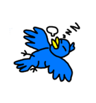 くちばしの黄色い青い鳥 <Part.2>（個別スタンプ：13）