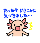 ウーパールーパー絵日記（個別スタンプ：30）