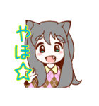 猫耳女の子（個別スタンプ：1）