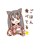 猫耳女の子（個別スタンプ：5）