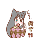 猫耳女の子（個別スタンプ：7）