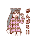 猫耳女の子（個別スタンプ：19）