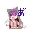 猫耳女の子（個別スタンプ：22）