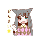 猫耳女の子（個別スタンプ：37）