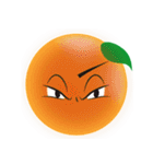 オレンジの表情（個別スタンプ：5）