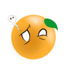 オレンジの表情（個別スタンプ：6）