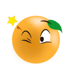 オレンジの表情（個別スタンプ：13）
