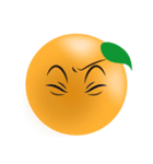 オレンジの表情（個別スタンプ：19）