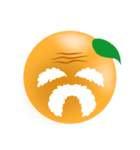 オレンジの表情（個別スタンプ：22）