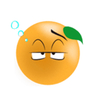 オレンジの表情（個別スタンプ：25）
