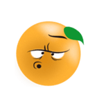 オレンジの表情（個別スタンプ：26）