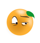 オレンジの表情（個別スタンプ：28）
