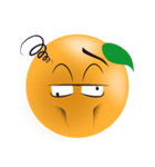 オレンジの表情（個別スタンプ：29）