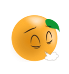 オレンジの表情（個別スタンプ：31）