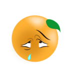 オレンジの表情（個別スタンプ：36）