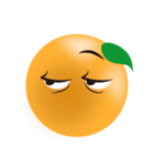 オレンジの表情（個別スタンプ：37）