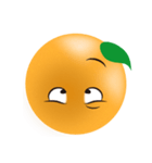 オレンジの表情（個別スタンプ：39）