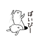 穴からオコジョ（個別スタンプ：5）